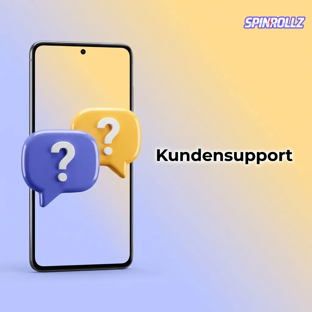 Kundensupport-Optionen: Live-Chat, E-Mail, FAQ und Telefonhotline für Auszahlungsfragen bei Spinrollz