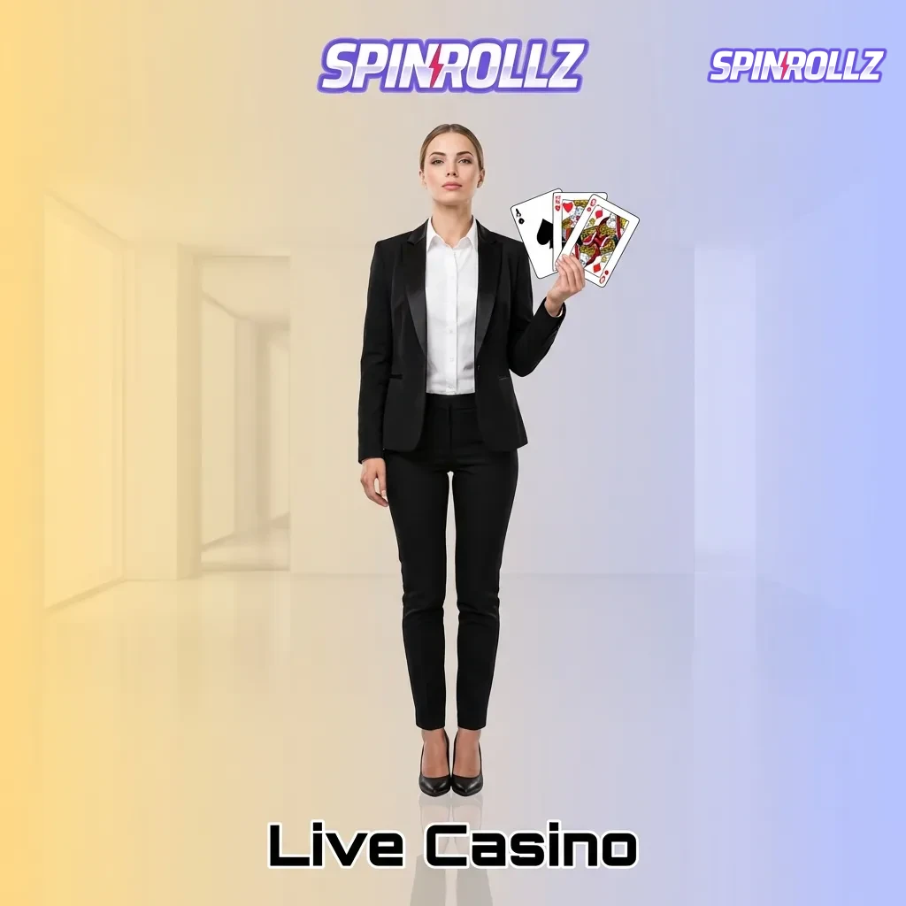 Live casino dealers host HD games including Lightning Roulette, Crazy Time, Blackjack, and Baccarat in real-time studio setting