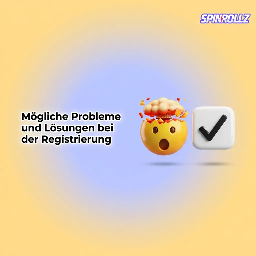 Tabelle mit Registrierungsproblemen und Lösungen: SMS-Code, E-Mail-Bestätigung, Fehlermeldungen, Passwort, Konto