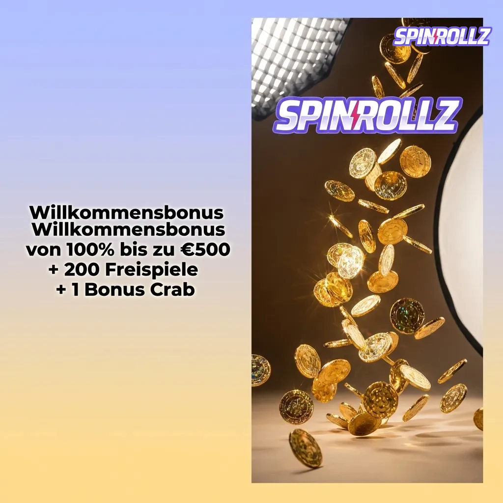 Casino welcome bonus: 100% up to €500 plus 200 free spins and bonus crab for new German players