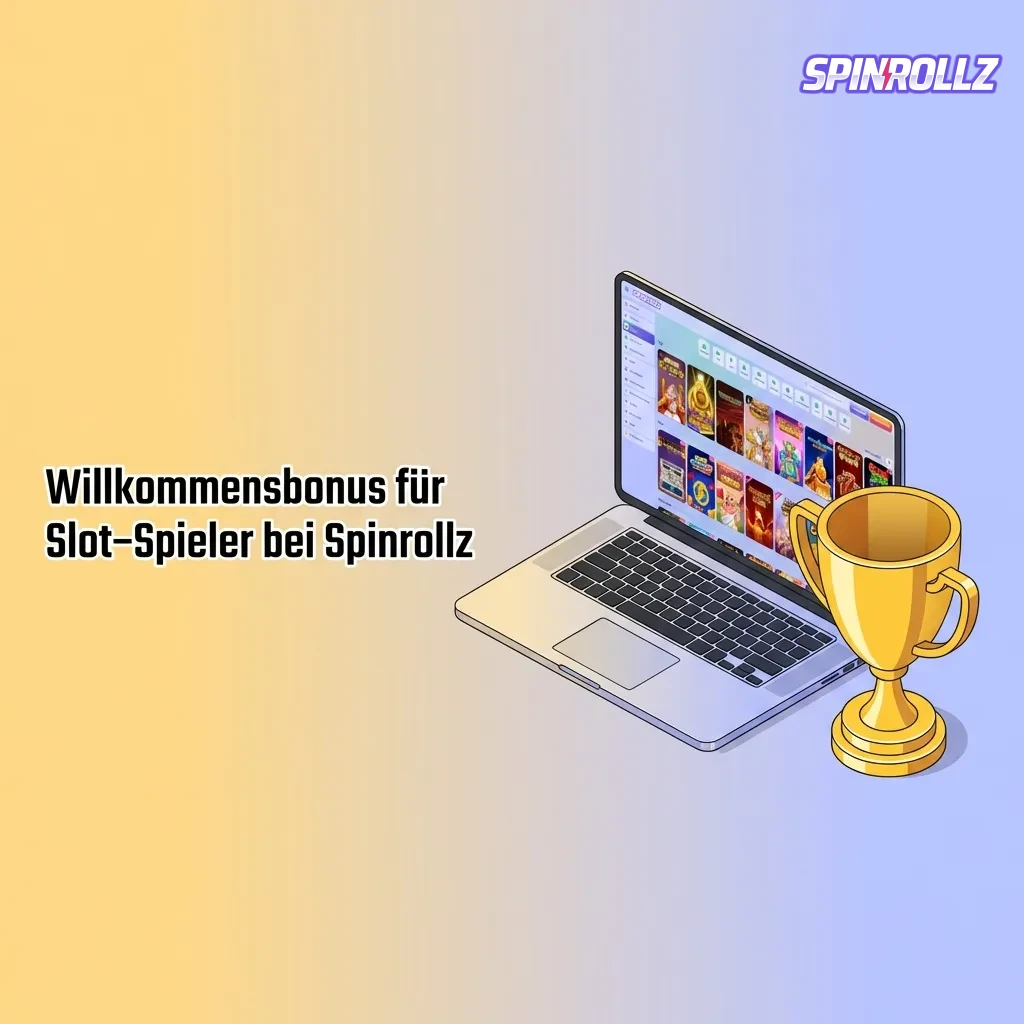 Spinrollz casino welcome bonus for slot players showing €500 bonus and 200 free spins for new customers